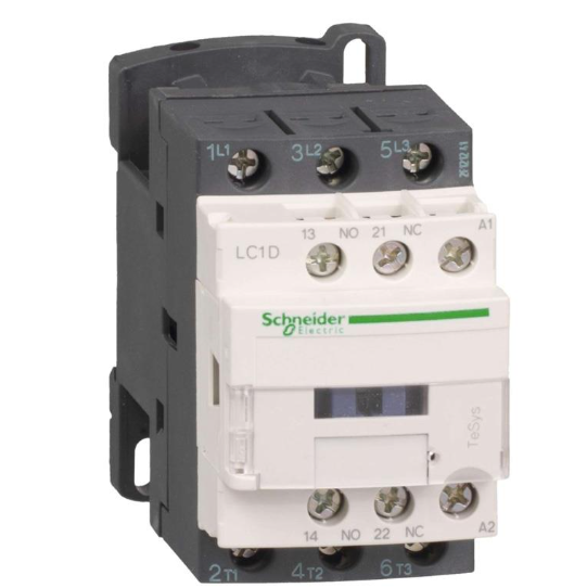 LC1D09.. - Khởi động từ Tesys D với cuộn dây điều khiển loại DC - LC tiết kiệm năng lượng