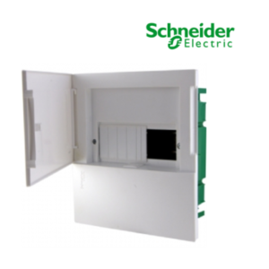 Tủ điện nhựa âm tường 4 đường cửa trắng MIP22104 Schneider
