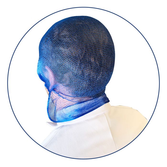 Lưới bao tóc có thể phát hiện có bảo vệ cổ (Gói 100)