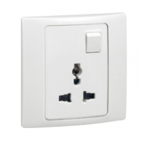 Ổ CẮM ĐƠN CÓ CÔNG TẮC HIMEL HWDPMFS