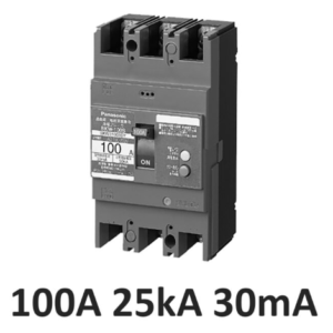 ELCB Panasonic 100A 30mA BKW21003KY 25kA
