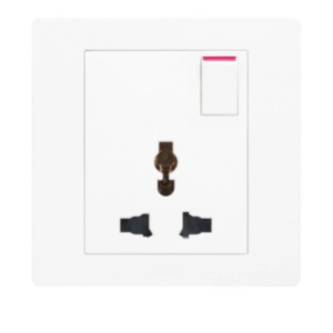 Ổ CẮM ĐƠN CÓ CÔNG TẮC VÀ ĐÈN BÁO HIMEL HWDPMFSN