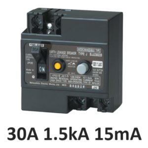 [7] ELCB Panasonic 30A 15mA BJJ23022-8