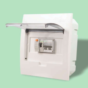 Tủ điện mặt nhựa đế nhựa chứa 4-8 modules