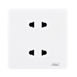 Ổ CẮM ĐÔI 4 CHẤU HIMEL HWDP2G2PS