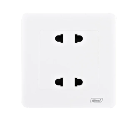 Ổ CẮM ĐÔI 4 CHẤU HIMEL HWDP2G2PS