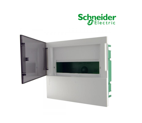 Tủ điện nhựa âm tường 6 đường cửa mờ MIP22106T Schneider