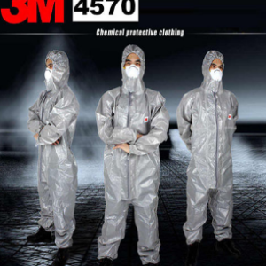 Bộ áo liền quần chống hoá chất, phòng dịch 3m 4570
