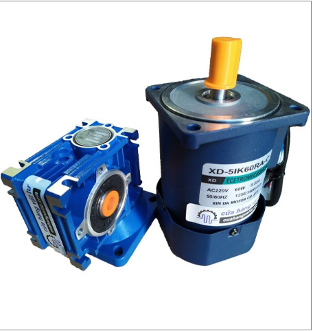 Động cơ giảm tốc 220VAC - 60W (Hộp số trục vít bánh vít)