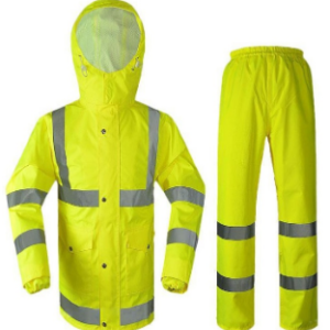 Bộ quần áo mưa phát quang cảnh sát giao thông