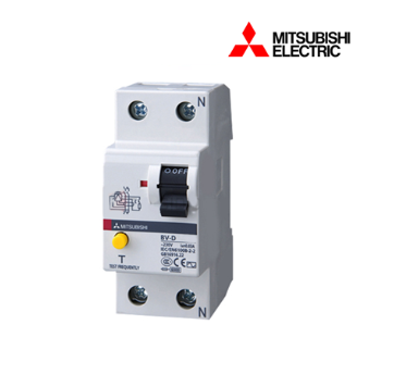RCCB BV-D 2P 25A 30mA Mitsubishi Cầu dao chống dòng rò