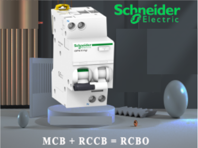 Schneider Electric 2P 32A – 30mA Easy9 1P+N 4.5kA EZ9D34632 Cầu Dao Chống Giật RCBO